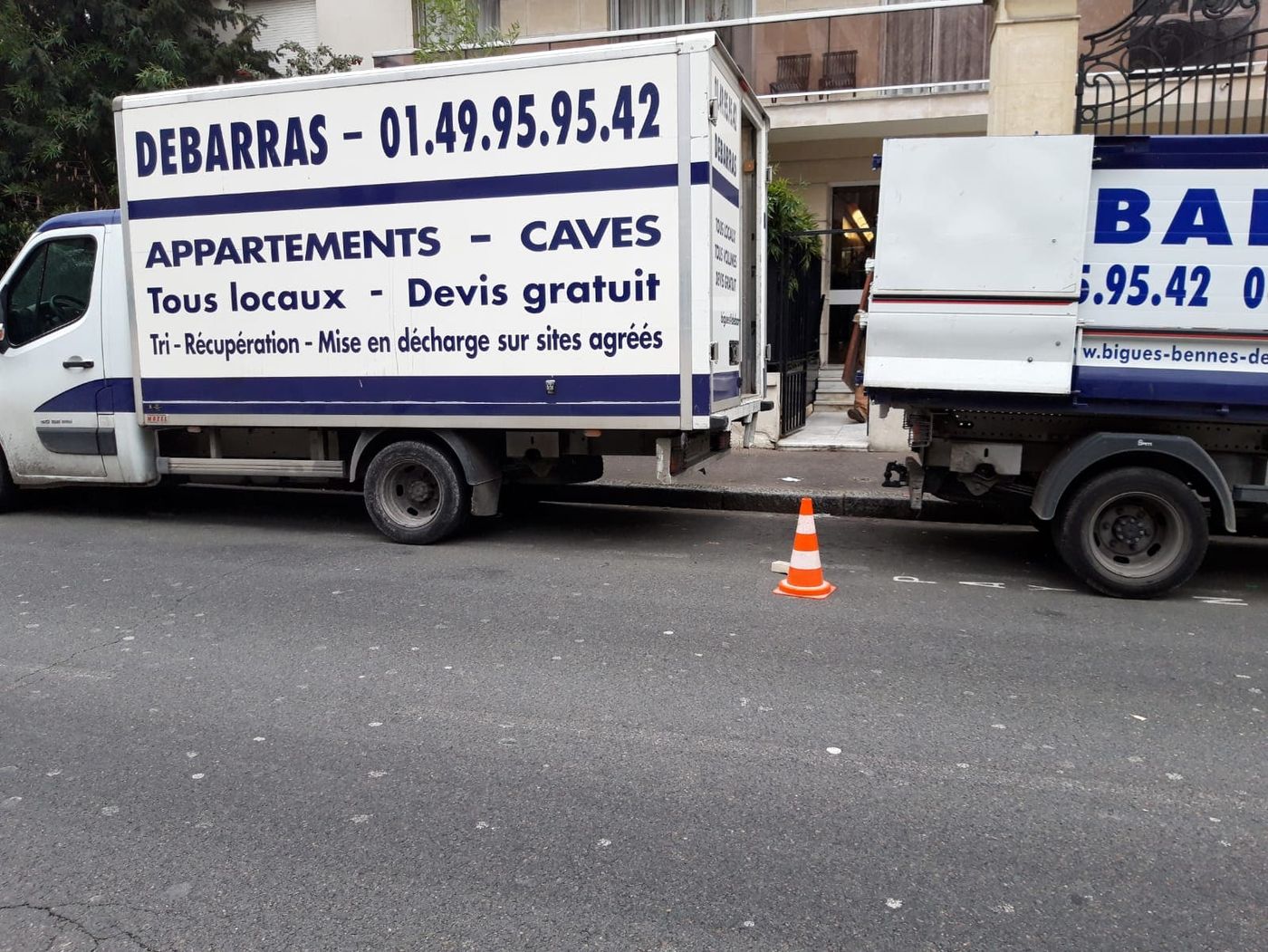 Mobilier divers évacué lors d'un débarras