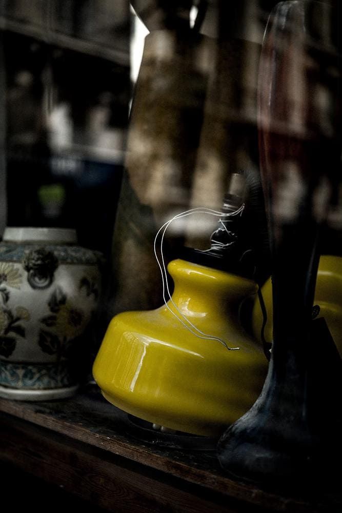 Objets anciens valorisés en boutique